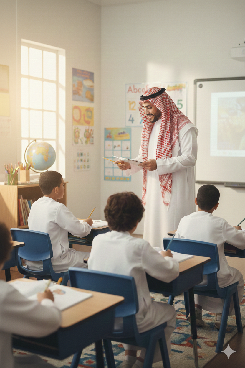 واجهة لوحة التحكم التعليمية